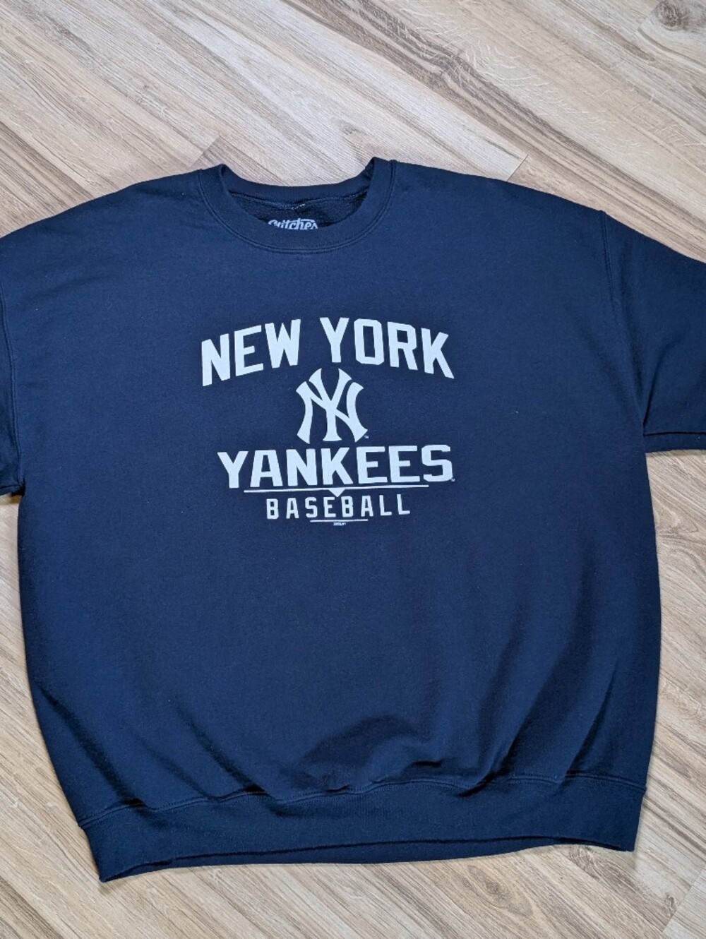 NY Yankees Baseball Sweatshirt Men's XL